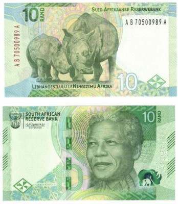 Bancnota Africa de Sud 10 Rand (2023) - P148 UNC ( vezi descriere ) foto