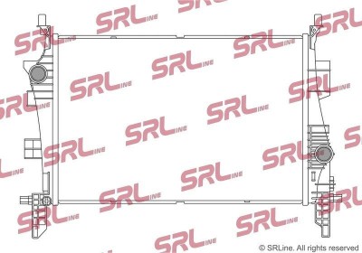 Radiator Jeep Compass, motor: 1.4 Multiair, 1.6 CRD, intrare/iesire conectare rapida, 608x408x16, SRLine, Aluminiu/ Plastic brazat, 53353724; 68273398 foto