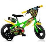 Bicicleta pentru copii Testoasele Ninja DB-612L-MNT Dino Bikes, 12 inch for Your BabyKids