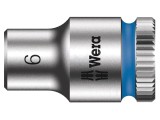 Cheie Tubulara Wera 6mm HEX 1/4" Lungime 23mm Otel Crom-Vanadium Zyklop 6-Puncte
