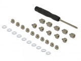 Set 31 piese (Suruburi) pentru montarea SSD-ului M.2, Delock 18288