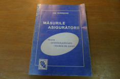 Masurile asiguratorii de Ion Guresoae Editura GIR foto