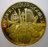5.478 AUSTRIA WIENER PHILHARMONIKER 100 EURO 2021 AUR REPLICA