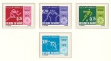 Maroc 1972 Mi 708/11 MNH - Jocurile Olimpice vara, Munchen: Pictograme, Nestampilat