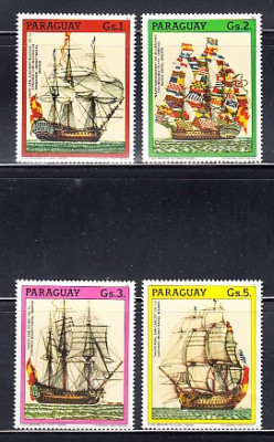 M2 TS3 10 - Timbre foarte vechi - Paraguay - corabii foto