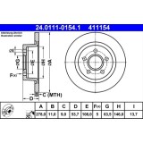 Disc frana ATE 24.0111-0154.1