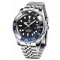 Ceas automat Pagani Design PD-1662 barbati, GMT, mecanism Pearl DG5833GMT, carcasa 40mm, otel inoxidabil, rezistent la apa 100m