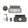 Lampa gabarit auto BestAutoVest 12/24V dreptunghiulara Alba, cu suport bec, 95x30mm, cu suport fixare, 1 buc. Kft Auto, AutoLux