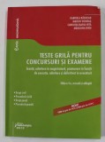 TESTE GRILA PENTRU CONCURSURI SI EXAMENE - LICENTA , ADMITERE IN MAGISTRATURA ...ADMITERE SI DEFINITIVAT IN AVOCATURA , 2013 * PREZINTA HALOURI DE