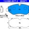ATE 13.0460-4877.2 set placute frana,frana disc