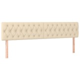 Cumpara ieftin Tablii de pat, crem, 200x7x78/88 cm, textil