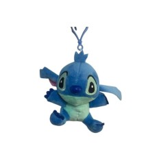 Mini figurină Stitch, tip breloc, albastră, 12 cm