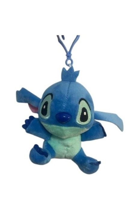 Mini figurină Stitch, tip breloc, albastră, 12 cm