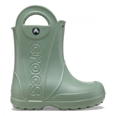 Cizme Crocs Handle It Rain Boot Verde - Moss foto