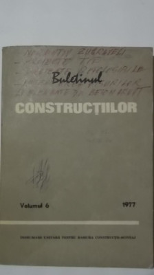 Buletinul constructiilor, vol. 6 foto