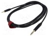 Cablu Jack 3,5mm la Jack 6,3mm 3m negru stereo Reds Music