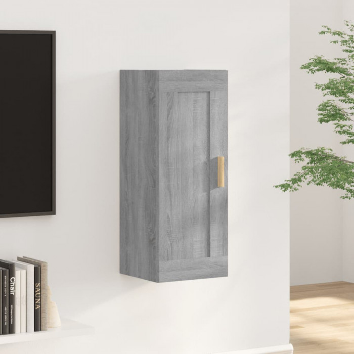 Dulap de perete, gri sonoma, 35x34x90 cm, lemn compozit GartenMobel Dekor