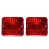 2 x Lumini Lampa cu Bec Spate pentru Remorca Caravana Tractoare Camioane 12V E11