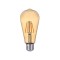 Bec LED filament ST64 6W E27 2200K, auriu, Novelite