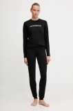 Emporio Armani Underwear pijama culoarea negru, EW001903 AF10881