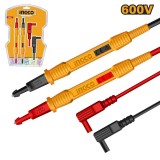 Set Cabluri Testare HTL31001 &ndash; CAT III 1000V, Lungime 100 cm, Sonde 150 mm, Compatibile Multimetre si Clampmetre Profesionale