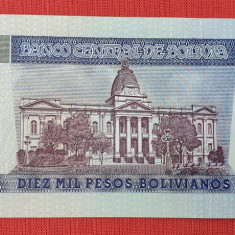 10000 pesos 1984 Bancnota veche Bolivia - 10.000 - Zece Mii - UNC