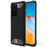 Cumpara ieftin Husa Huawei P40 Pro Silicon Antisoc Negru Hybrid Armor