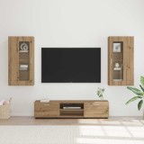 vidaXL Set comodă TV FLORIN 3 pcs Stejar Artizanal Lemn compozit 3397933