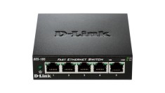 D-link switch des-105 5 porturi 10/100mbps desktop fara management metal negru foto