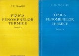 Carti C. N. Plavitu - Fizica fenomenelor termice, 3 volume, 1992-1994, Limba Romana, Brosate