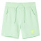 Pantaloni scurți pentru copii cu șnur, verde aprins, 116