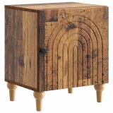 vidaXL Dulap de noapte Lemn vechi 43 x 34,5 x 50 cm Lemn prelucrat 894121