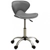 VidaXL Scaun de salon spa, gri, piele ecologică 323678