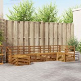 vidaXL Seturi de canapele 7 pcs natural Lemn Solid de Acacia 3375184