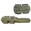 Geanta Lansete Pescuit 160cm, 3 Compartimente, Husa Verde, 4 Buzunare Accesorii, Nylon 600D