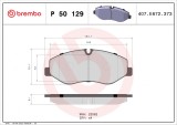 BREMBO P 50 129 PRIME LINE set placute frana,frana disc
