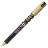 Cumpara ieftin Marker UNI PC-1MR Posca, 0.7 mm,varf fin metalic,auriu