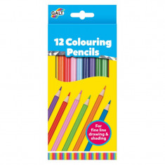 Set 12 creioane de colorat Galt, 4 ani+