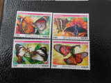 Niger -Fauna ,fluturi-serie completa ,MNH, Nestampilat