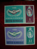 BRITISH HONDURAS 1965 SERIE MH, Nestampilat