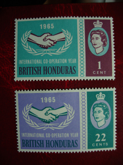 BRITISH HONDURAS 1965 SERIE MH