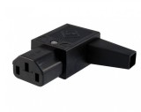 Conector de alimentare 230V/F IEC C13 unghi mama, cs220/f90, Oem