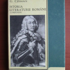 George Calinescu - Istoria literaturii romane. Compendiu (1968, Ed. cartonata)