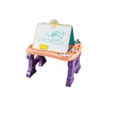 Set educativ 2 &icirc;n 1 pentru copii eMazing: masă de lucru și tablă pentru desen