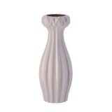 Cumpara ieftin Vaza flori ceramica gri 15,5 x 39 cm