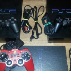 PS2 Playstation 2 Sony modat+3 jocuri ps 2 FIFA 2014 PES15 GTA NFS MORTAL KOMBAT