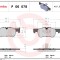 BREMBO P 06 078 PRIME LINE set placute frana disc