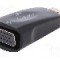 Cablu {{Tip cablu de conectare}}, D-Sub 15pin HD soclu, HDMI mufa, {{Lungime cablu}}, {{Culoare izola&amp;#355;ie}}, LOGILINK - CV0107