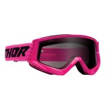 Ochelari Thor Combat Sand Racer sticla fumurie roz