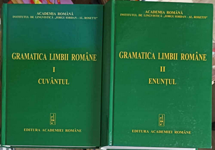 GRAMATICA LIMBII ROMANE VOL.1-2 CUVANTUL, ENUNTUL-VALERIA GUTU ROMALO